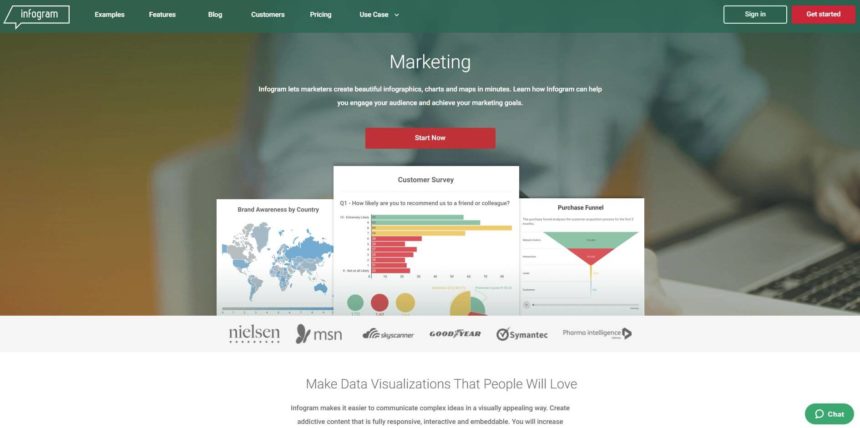 Infogram Screenshot