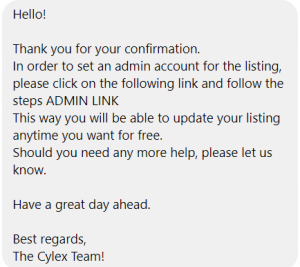 Cylex claim admin