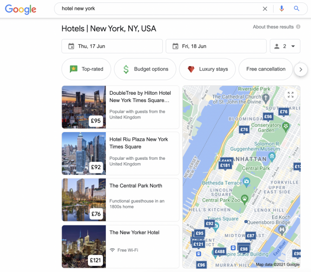 Hotel Pack New York