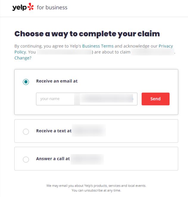 Complete Your Claim