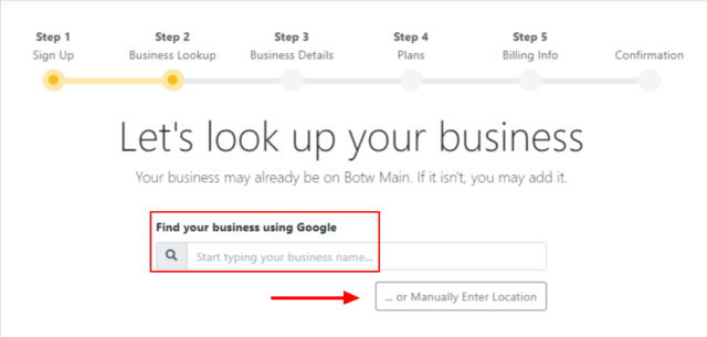 Find your business