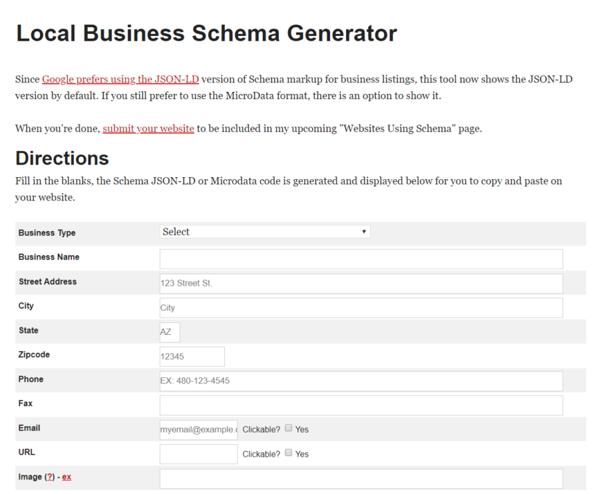 Microdata Generator
