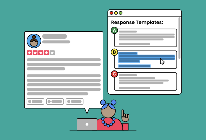 Helpful review response templates